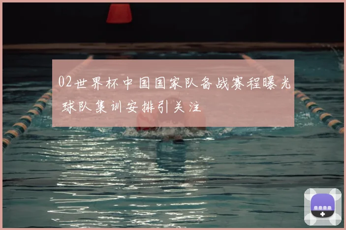02世界杯中国国家队备战赛程曝光 球队集训安排引关注